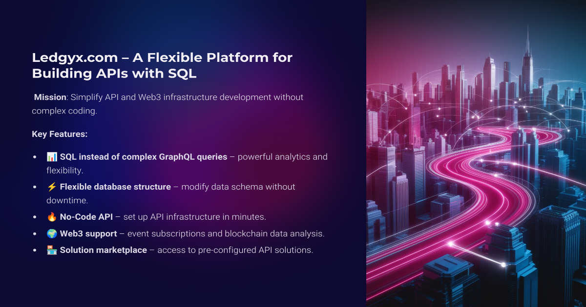 Ledgyx enterprise application development platform